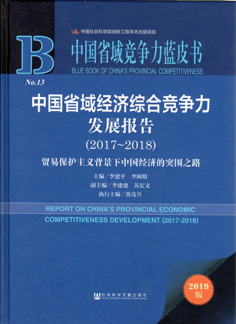 操操操美女逼中国省域经济综合竞争力发展报告（2017-2018）